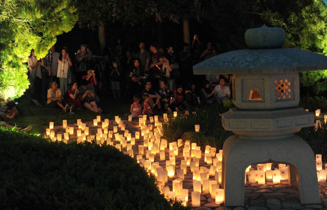 The Nara Candle Festival at the Nara Peace Park, Lennox Gardens, kicks off at 4.30pm on Saturday. Photo: Graham Tidy