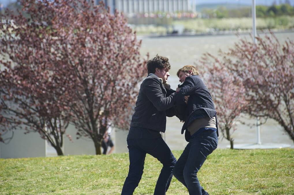 Thriller: Canberra was the backdrop of ABC's The Code. Photo: ABC