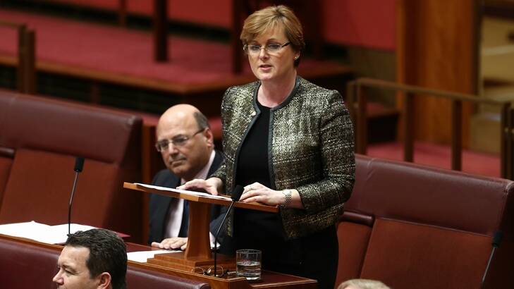 Liberal senator Linda Reynolds has urged her party to do more to increase female representation in Parliament. Photo: Alex Ellinghausen