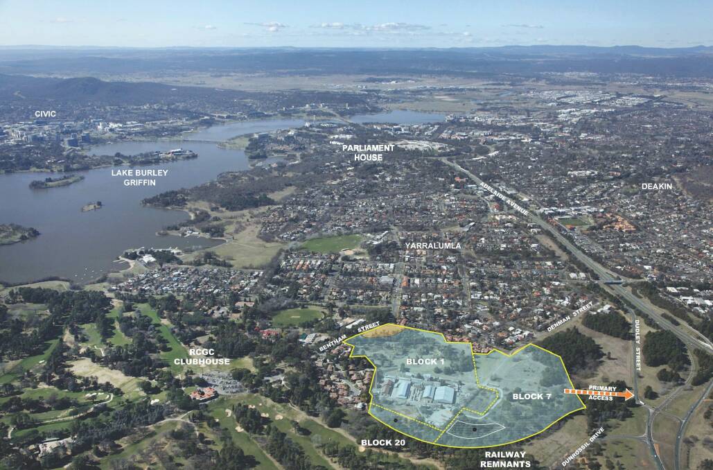 The ACT government has dramatically slashed the proposed redevelopment of the Brickworks. Photo: Supplied