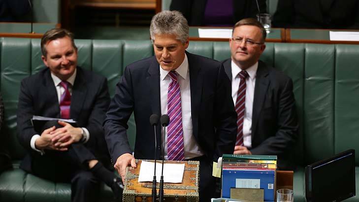 Defence Minister Stephen Smith is the latest Labor MP to announce he won't contest the election. Photo: Alex Ellinghausen 