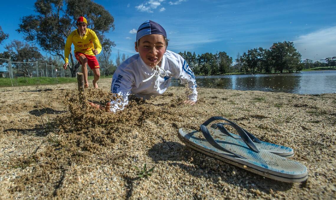 Surf Life Saving is bringing its Nippers program to Canberra starting this summer. Photo: Karleen Minney
