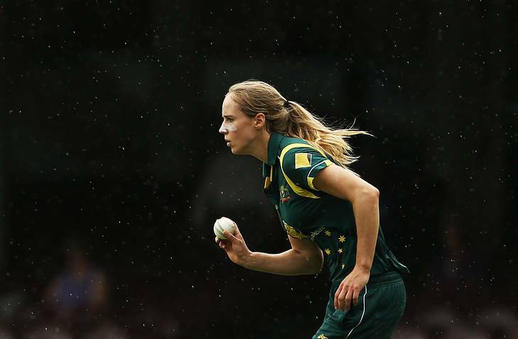 Ellyse Perry of Australia in action against New Zealand at the Sydney Cricket Ground in January. Photo: Getty Images