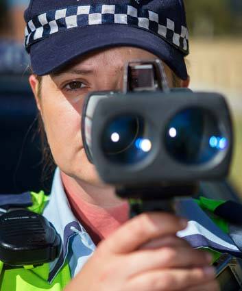 Road patrol: NSW Police will target speeding, seatbelt and motorcycle helmet offences throughout the Australia Day weekend. Photo: Gary Sissons