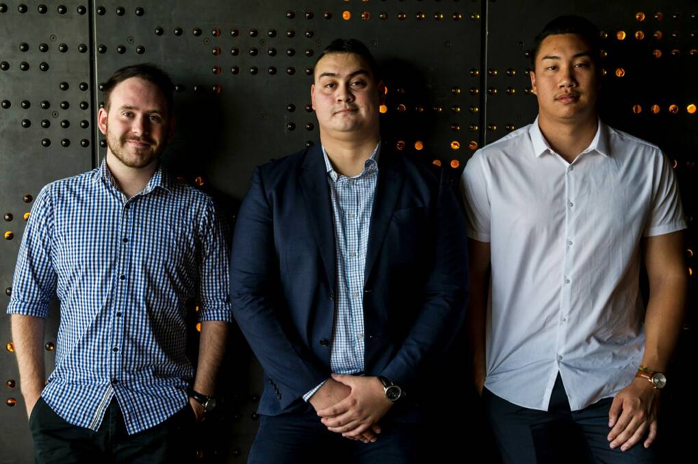 James Barling, Brad Wilton and Michael Phanprachit are the trio behind Erroyl, a local watch company that crowd funded on Kickstarter to get started.
 Photo: Jay Cronan