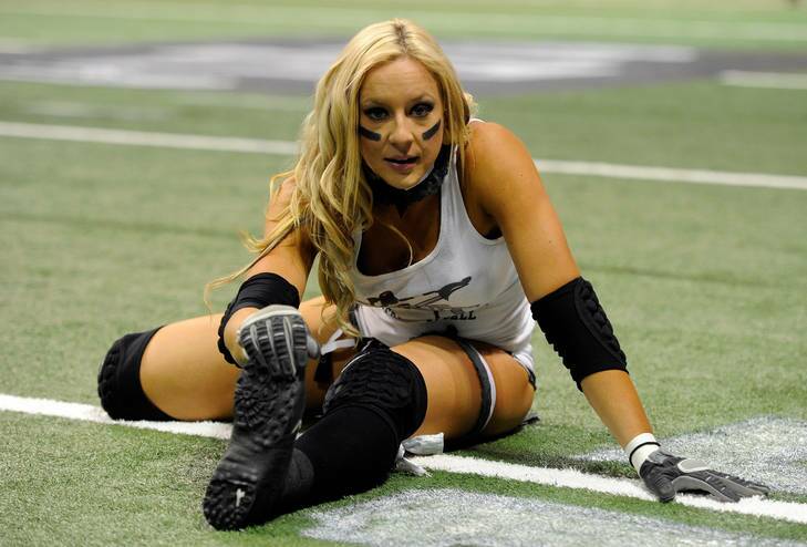 The 2012 LFL All-Star Game in Sydney will star homegrown Australian talent Chloe Butler, alongside 31 of the most athletic and beautiful women from across America. Photo: Ethan Miller/Getty Images