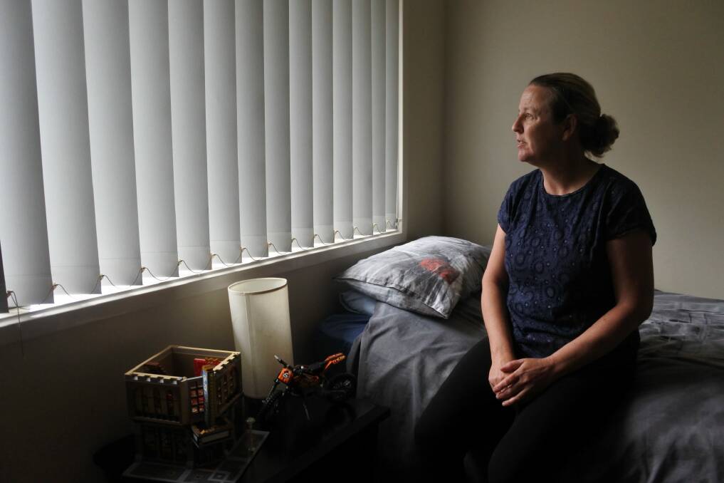 Maria Brady feels too unsafe in her Rivett home to have her own children there after it was burgled three times in two years Photo: Clare Sibthorpe