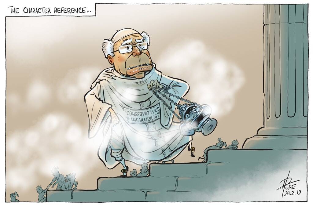 David Pope's take on the Pell aftermath. Photo: David Pope