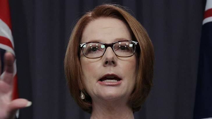 Prime Minister Julia Gillard. Photo: Alex Ellinghausen / Fairfax