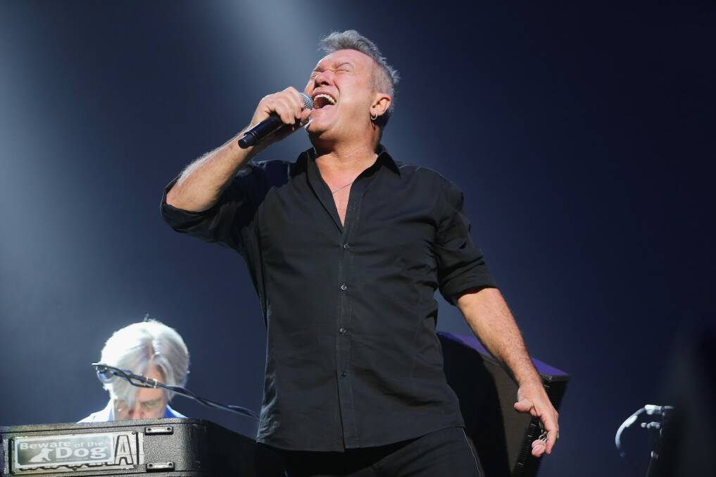 Jimmy Barnes headlines the Australia Day Eve concert on the lawns of Parliament House. Photo: Wayne Taylor