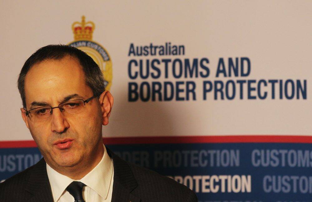 Customs and Border Protection head Michael Pezzullo. Photo: Ben Rushton