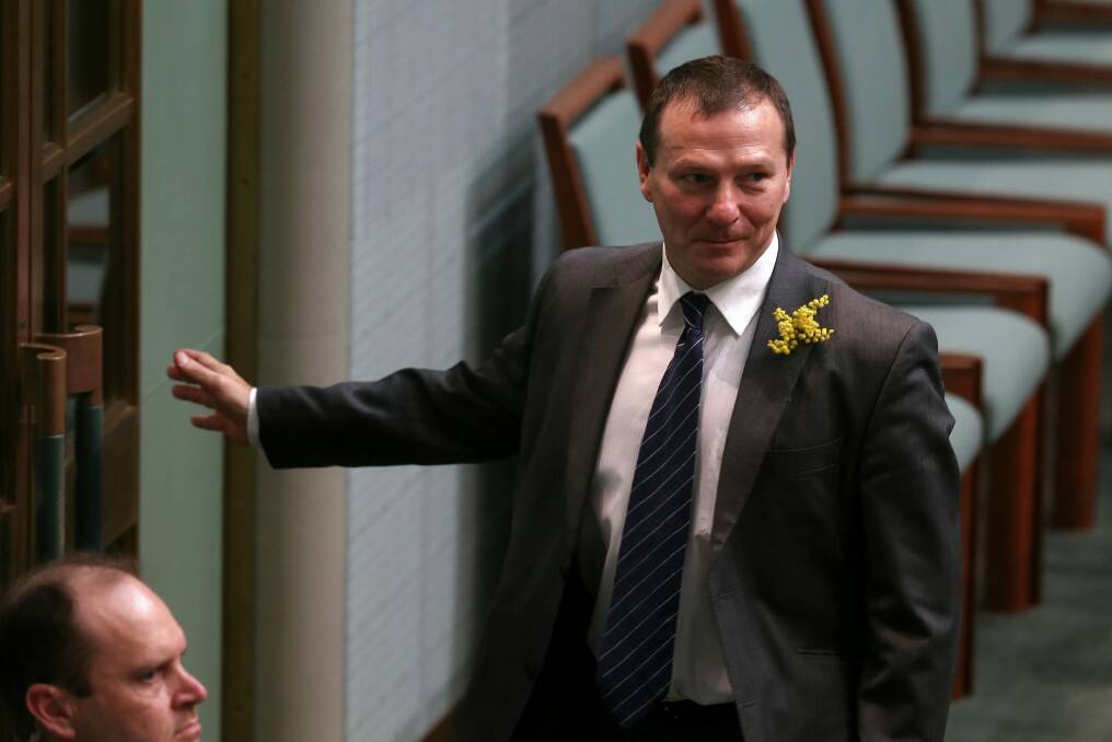 Labor MP Graham Perrett has indicated Mr Brough should stand aside during the investigation. Photo: Alex Ellinghausen