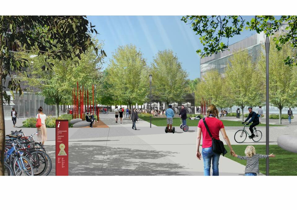 Another artist impression of the Kings and Commonwealth Avenues Draft Design Strategy. Photo: Supplied
