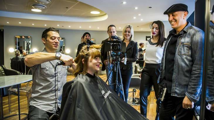 Axis Hairdressing in the city are making their own reality show to promote their salon. Photo: Rohan Thomson