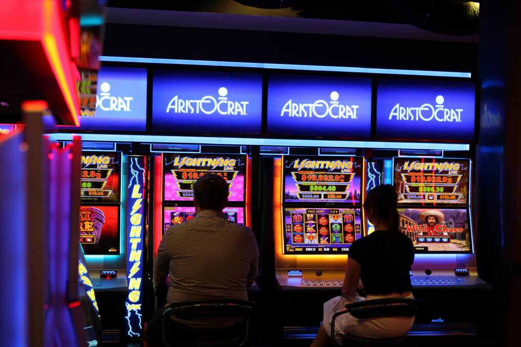 Poker machines: Big business for the Labor Club group, but profits fell slightly in the 2015-16 year. Photo: Peter Braig