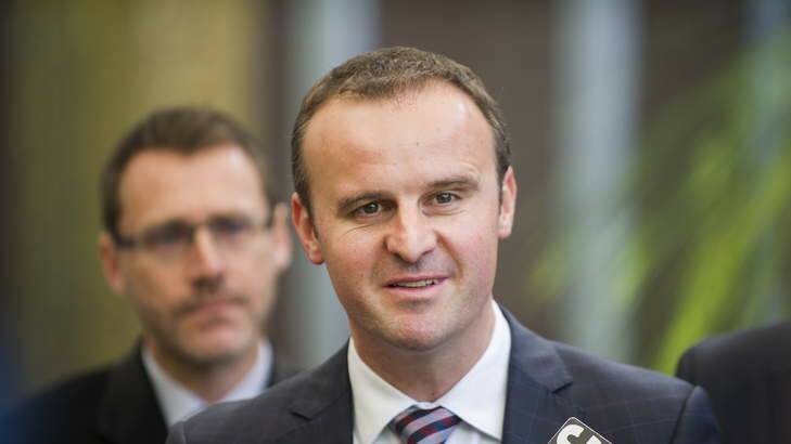 ACT Treasurer Andrew Barr will be releasing guidelines to assist investors who want government support on Thursday. Photo: Rohan Thompson