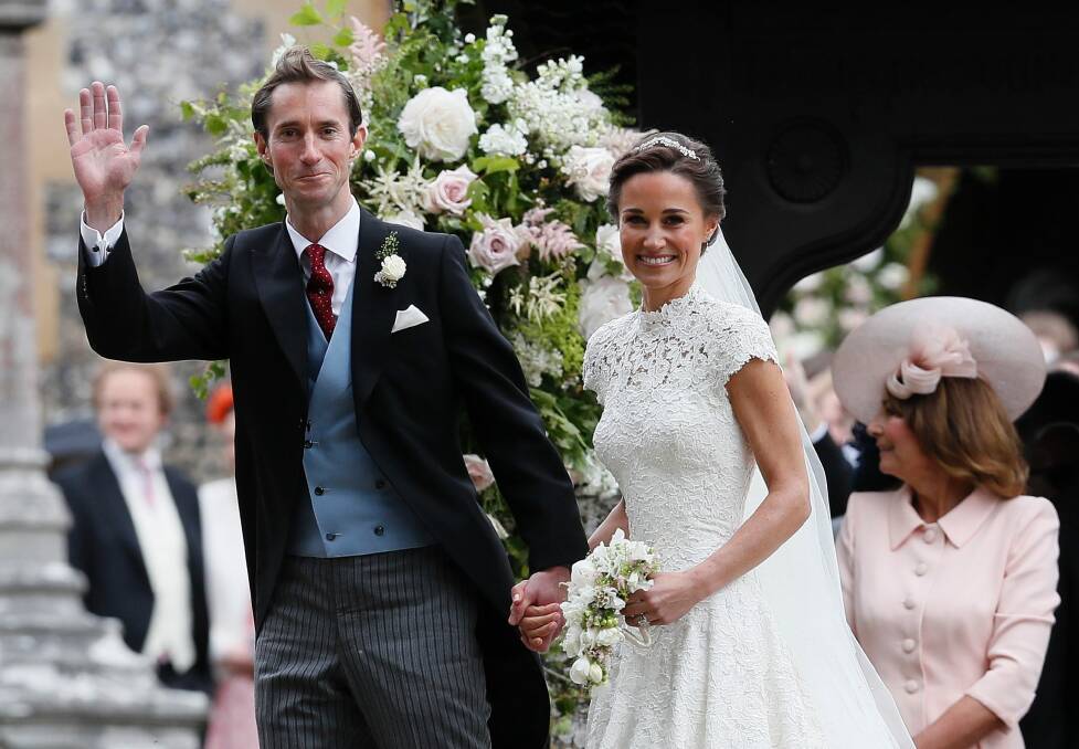 Pippa Middleton and James Matthews, who married this month, have arrived in Australia. Photo: AP