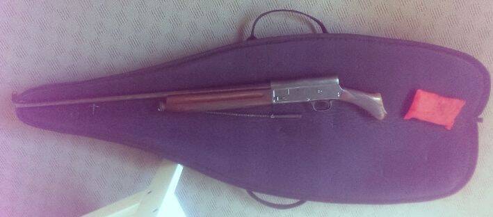 Police seized this shortened pump-action shotgun during the search of a Crace residence on Friday. Photo: ACT Policing
