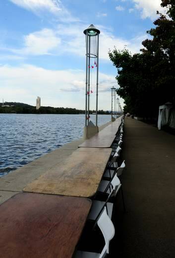 The Centenary of Canberra's Longest Bubbly Bar in the world located at Commonwealth Place. Photo: Melissa Adams