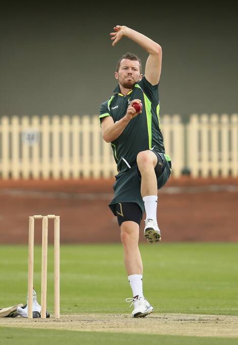 Test paceman Peter Siddle could play for the PM's XI against New Zealand on October 23. Photo: Getty Images