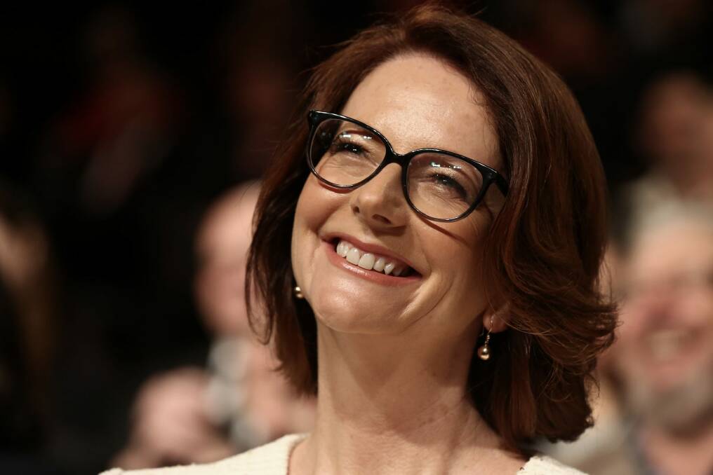 Former prime minister Julia Gillard defended NAPLAN, one of her major reforms as education minister. Photo: Alex Ellinghausen