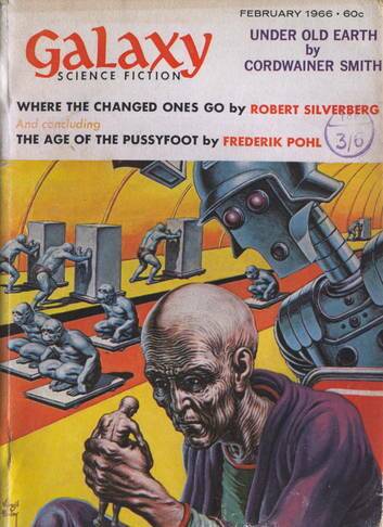 A 1960s Science Fiction magazine cover featuring Smith's work.