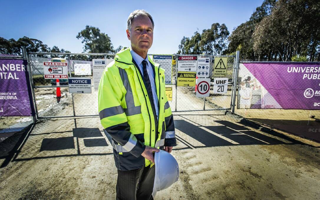 ACT Work Safety commissioner Greg Jones said he will investigate Canberra's rising serious, long-term workplace injury rate, after four years of consecutive increases. Photo: Karleen Minney