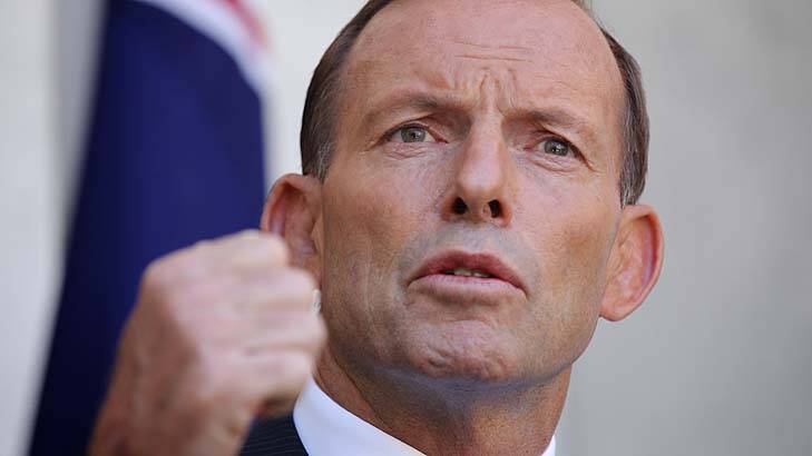 Tony Abbott. Photo: Alex Ellinghausen