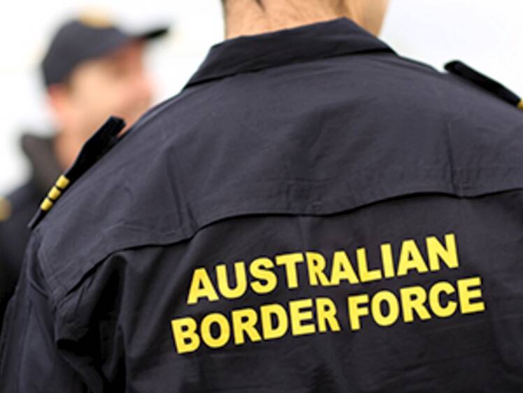 The official uniform worn on a Border Force vessel. Photo: Supplied