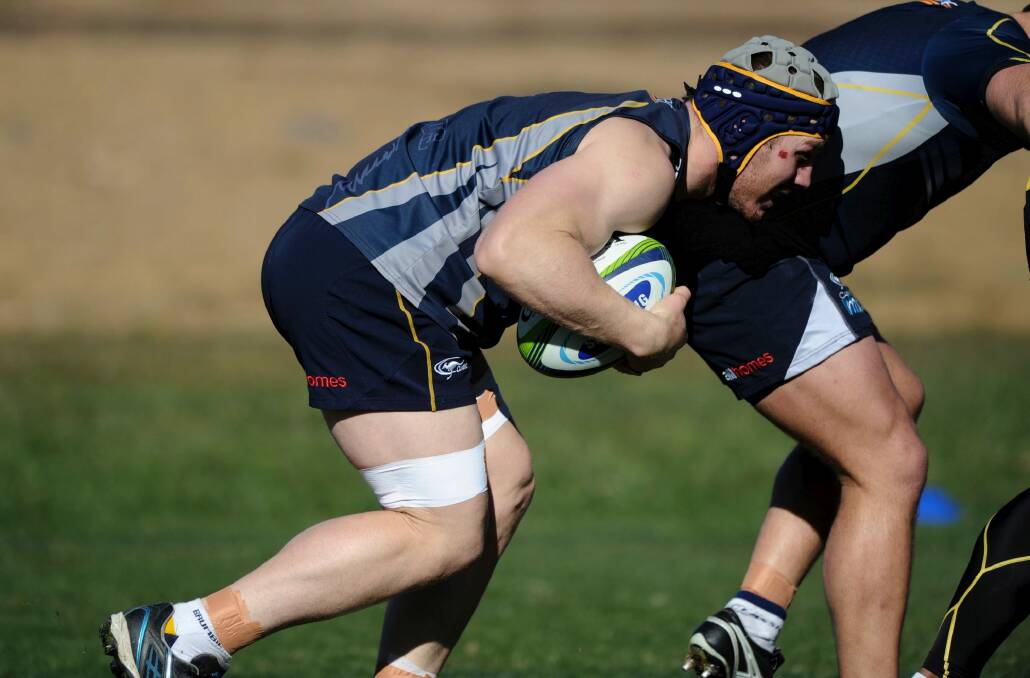 Brumbies flanker David Pocock scored eight tries from rolling mauls last season. Photo: Graham Tidy