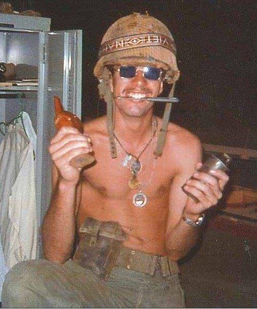 Don Barnby on his 21st birthday in Vietnam. Photo: Supplied