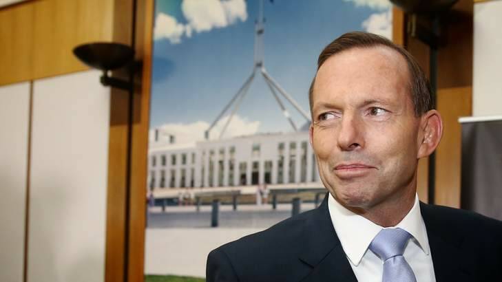 "Not my job to impugn the integrity of people": Tony Abbott. Photo: Alex Ellinghausen