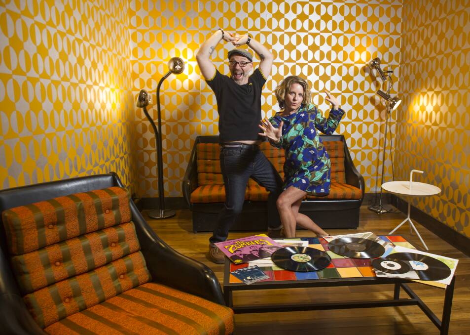 Mark Mallett, founder of the Capital City Soul Club, and wife Anna get their groove on ahead of the Mod/Soul Weekender. Photo: Elesa Kurtz
