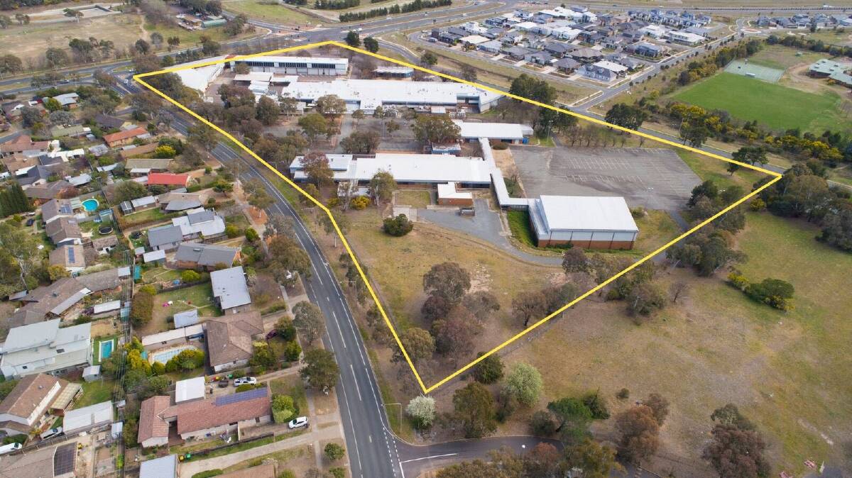 The six-hectare site is set to get more than 200 townhouses as part of a new development proposed for Weston Creek. Photo: Supplied