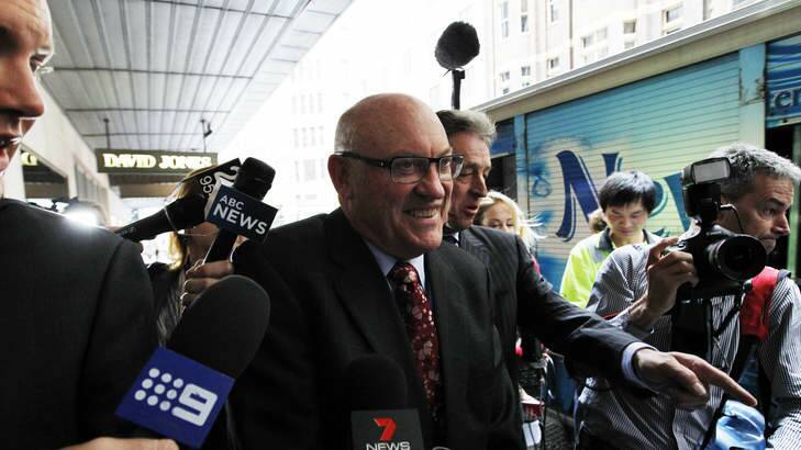 Ian McDonald , former minister arrives to give evidence at ICAC. Photo: Nick Moir