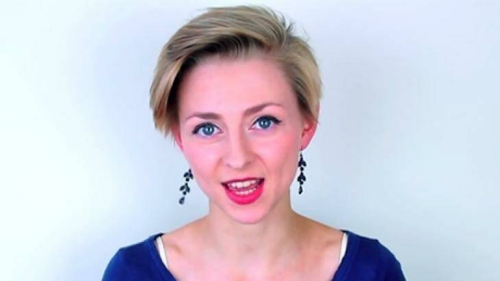 Ms Brown is now recovering from trichotillomania.  Photo: YouTube