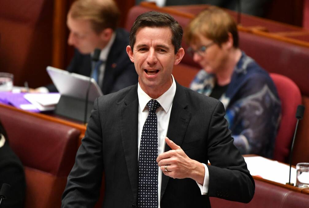 Federal Education Minister Simon Birmingham says "The Andrews Labor Government is showing contempt for students and taxpayers". Photo: Mick Tsikas 