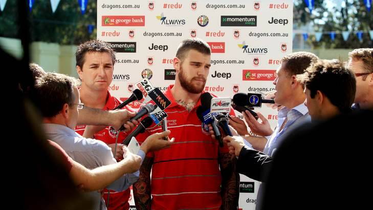 "I've learned my lesson." ...  Josh Dugan says he's ready for the next step in his career. Photo: Chrisopher Lane