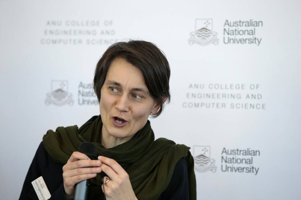 ANU deputy vice chancellor Marnie Hughes-Warrington has complained to the ACCC about anti-competitive entrance centres.  Photo: Jeffrey Chan