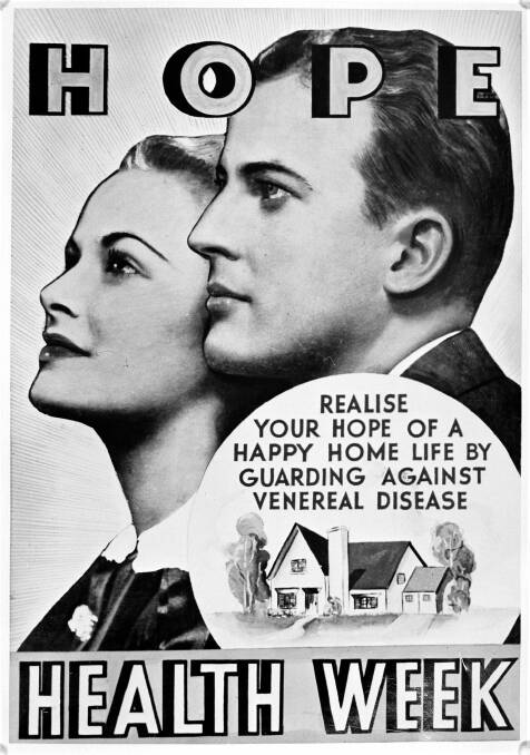 VD poster in <i>Memory of a Nation</i>  at the National Archives of Australia. Photo: Supplied