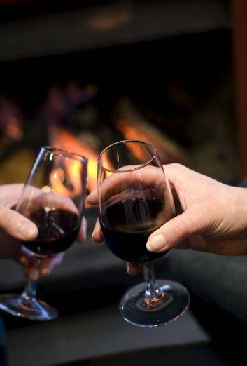 It's the last weekend of winter, and the last of the Fireside Festival. Photo: Lerida Winery