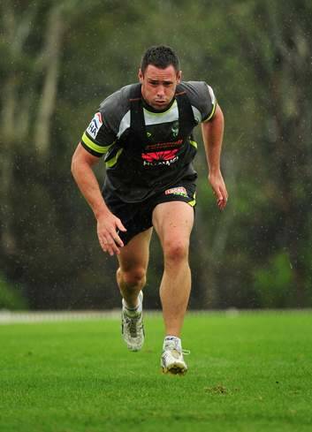 The prop is hoping to hit the ground running in 2013 after injury ruined his 2012 season. Photo: Colleen Petch
