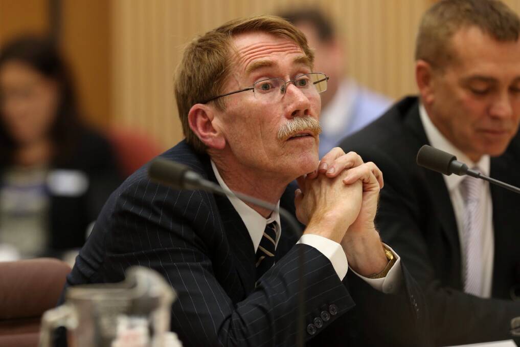 ANU Vice Chancellor Ian Young who carried out savage staff and budget cuts at the School of Music in 2012.
 Photo: Andrew Meares