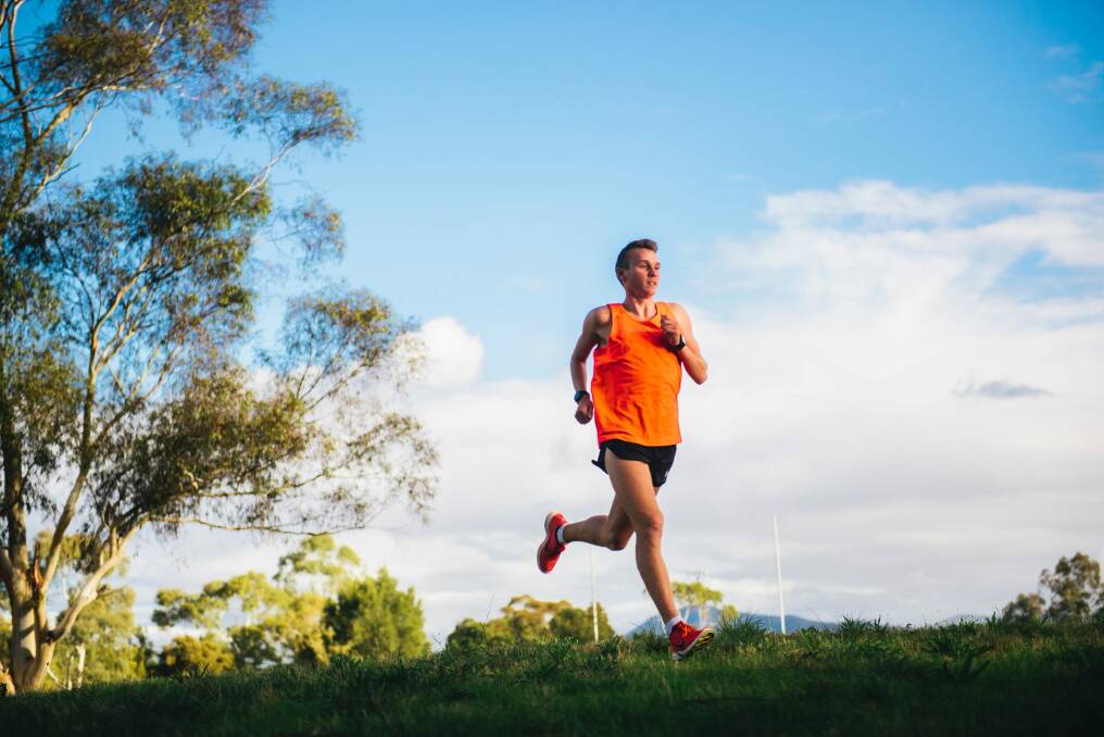 The ACT middle-distance runner will challenge himself in the longer event.  Photo: Rohan Thomson