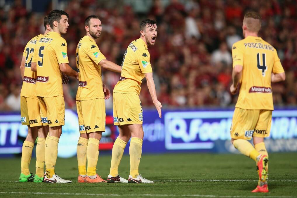 The Central Coast Mariners will play the Wellington Phoenix in Canberra in the next A-League season. Photo: Getty Images