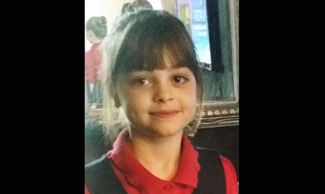 Saffie Roussos, eight, died in the Manchester bombing. Photo: AP