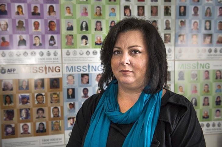Rebecca Kotz, team leader of the AFP's National Missing Persons Coordination Centre. Photo: Rohan Thomson