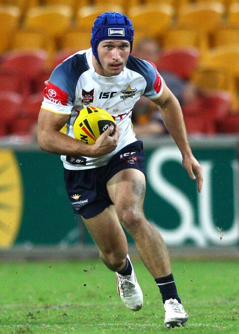 New Raider: Zac Santo in action for the North Queensland under-20s side in 2012. Photo: Bradley Getty Images
