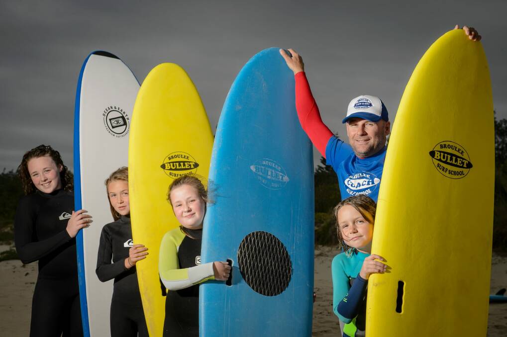 Head coach of Broulee Surf School Shane Wehner said the core of the market has always been from Canberra. Photo: Sitthixay Ditthavong