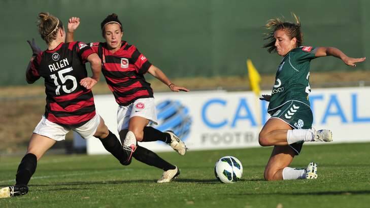 Canberra United's first home game in the new season is against the Wanderers. Photo: Melissa Adams